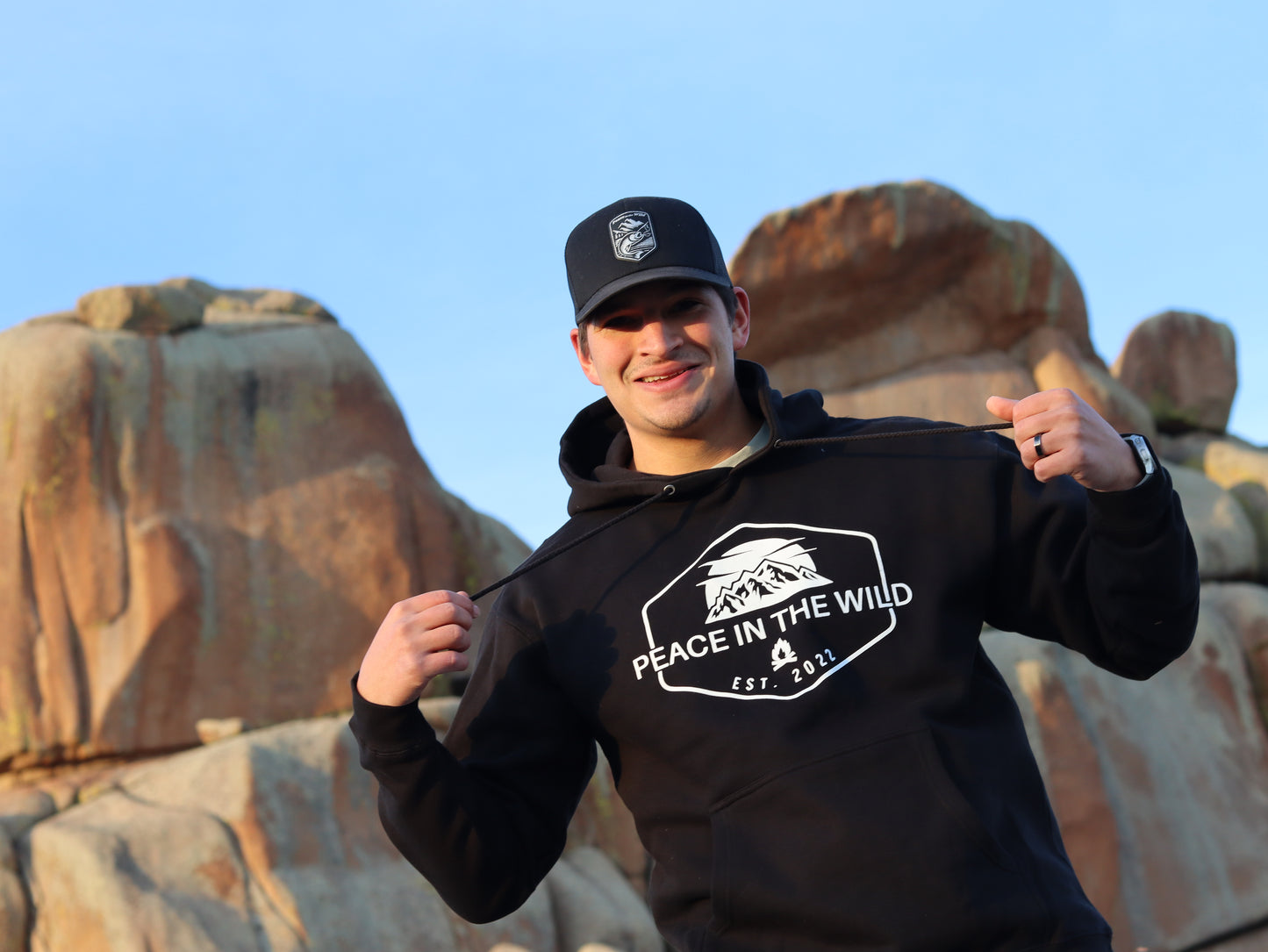 Black Peace in The Wild Hoodie