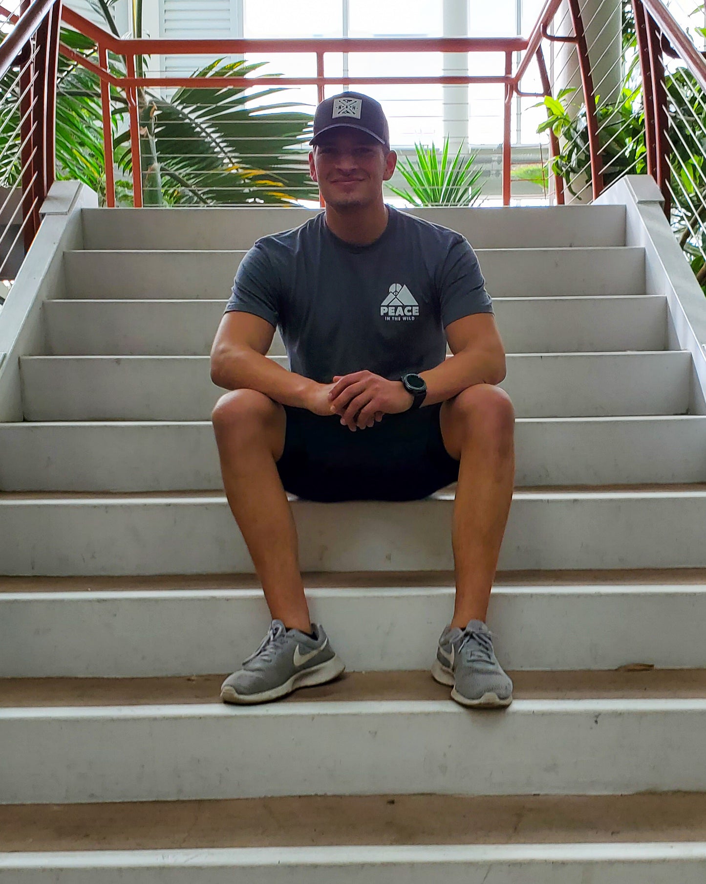 New Dark Grey Peace in the Wild Unisex T-Shirt Peace in the wild