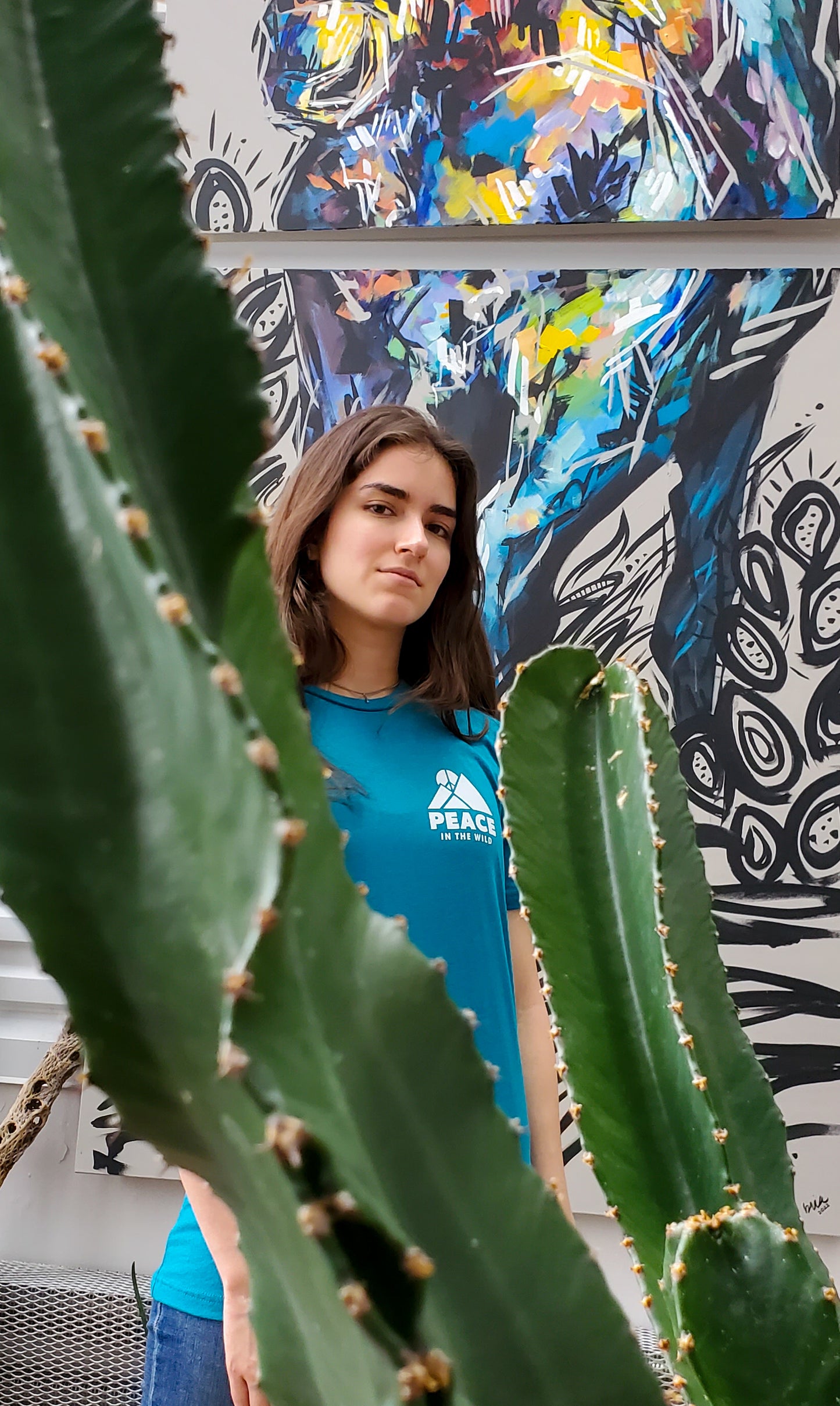 NEW Teal Peace in the Wild Unisex Tee Peace in the wild