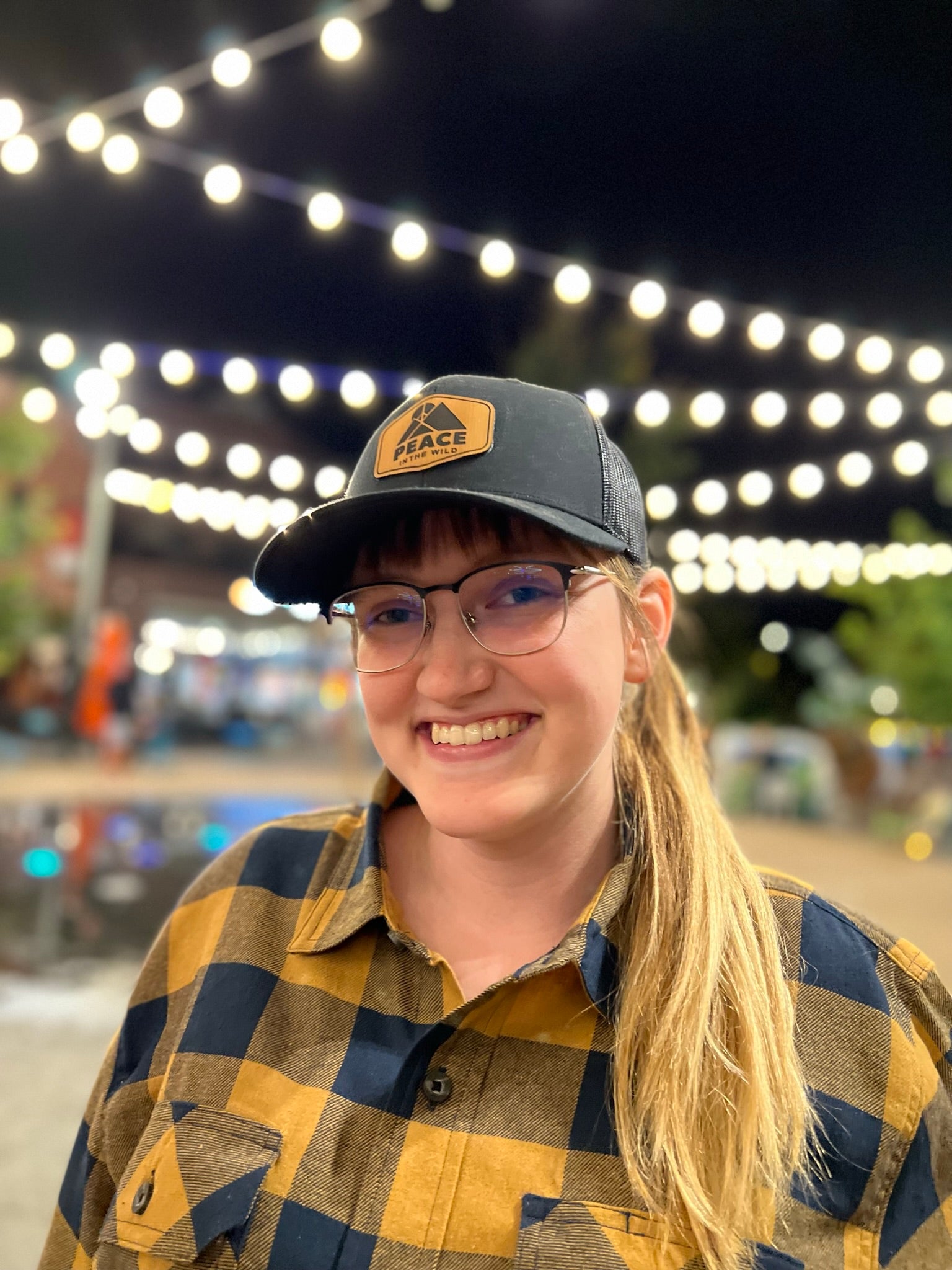 Peace in the Wild Snap Back Black Hat Peace in the wild