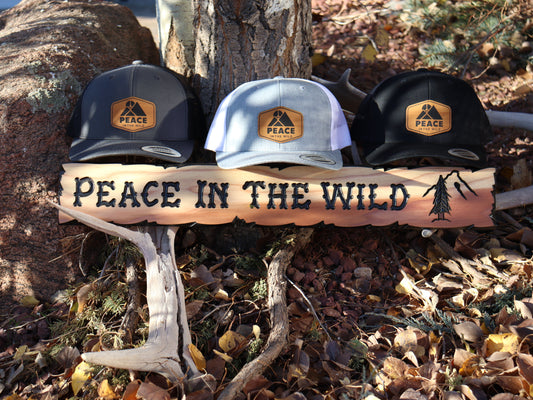 Peace in the Wild Snap Back Hats