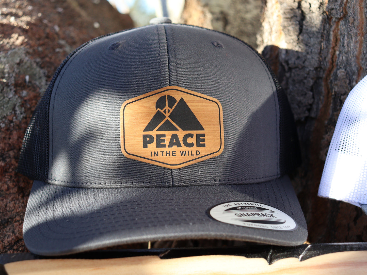 Peace in the Wild Snap Back Black Hat Peace in the wild