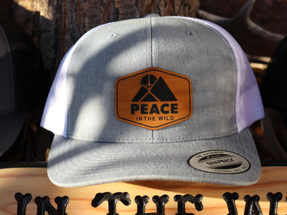 Peace in the Wild Snap Back Black Hat Peace in the wild